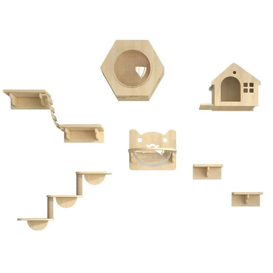 Arbre à Chat Mur - Confort pour votre félin