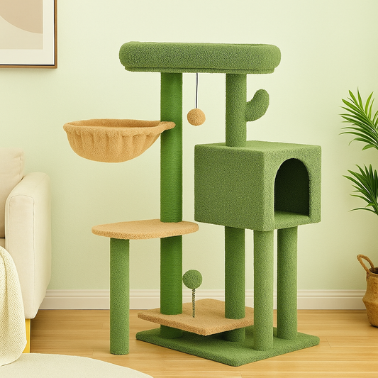 Arbre à Chat Cactus Vert - Edition Exotique